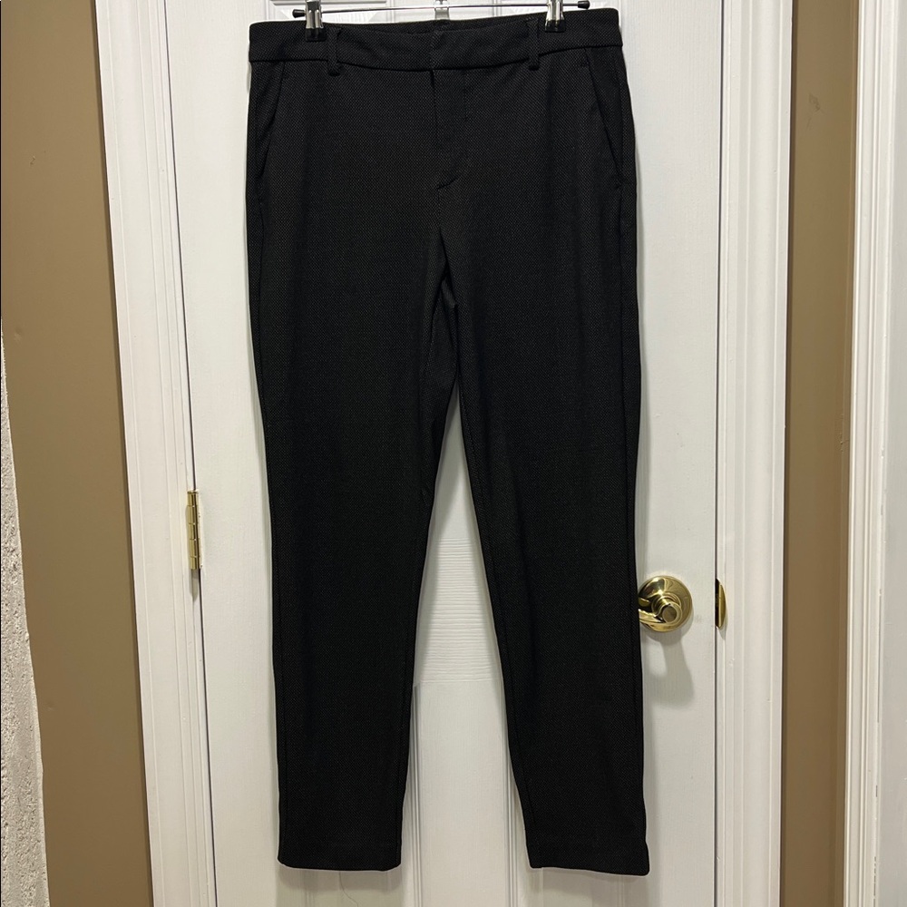 Liverpool Los Angeles Kelsey Ponte Knit Trouser Pants - Black and Gray Size 29/8